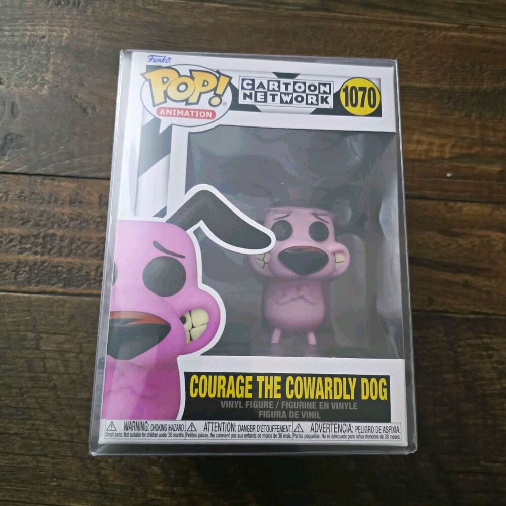 Funko Pop! Animation Cartoon Network Courage the Cowardly Dog #1070 Vinyl